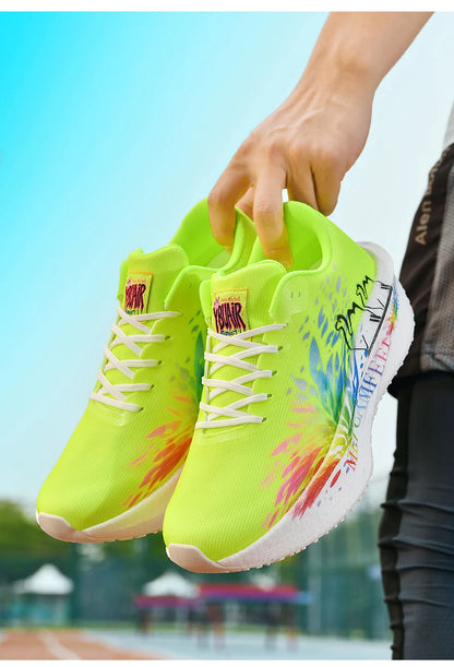 Scarpe da running 2026 con nuovo motivo Eagle, piastra in carbonio, scarpe sportive da maratona ultraleggere, traspiranti e ammortizzate per allenamento di corsa