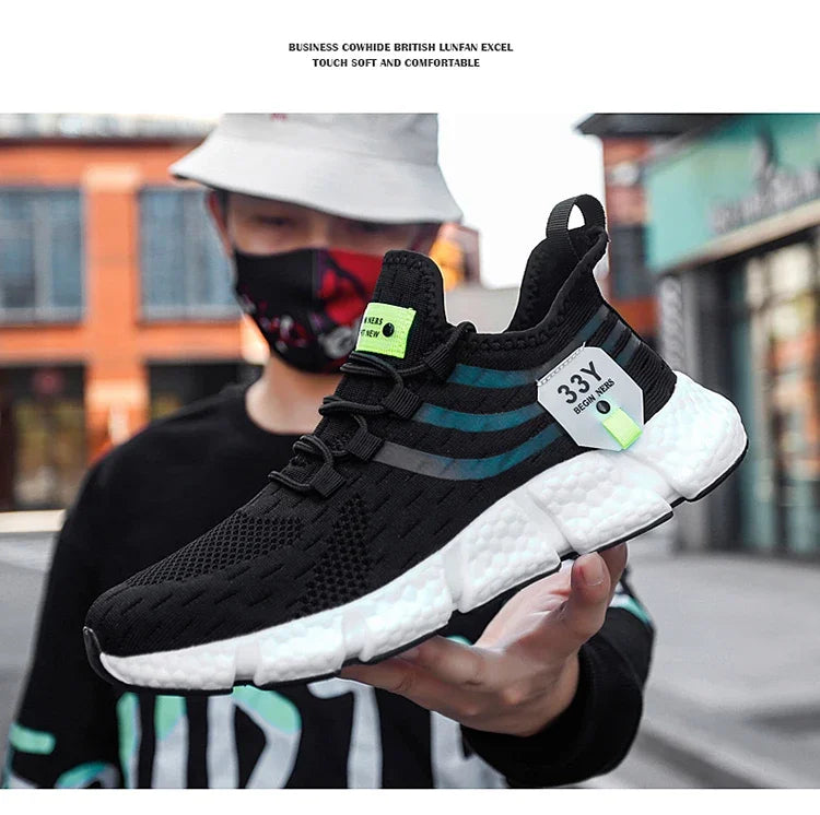 Trend dihalni moški športni čevlji za pomlad in jesen Tenis Masculino Zapatillas Hombre modni tekaški čevlji