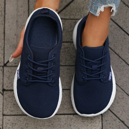 Zapatillas de running para mujer: transpirables, cómodas, para actividades al aire libre y acampada; zapatillas minimalistas con horma ancha y suela blanda, tipo tenis.