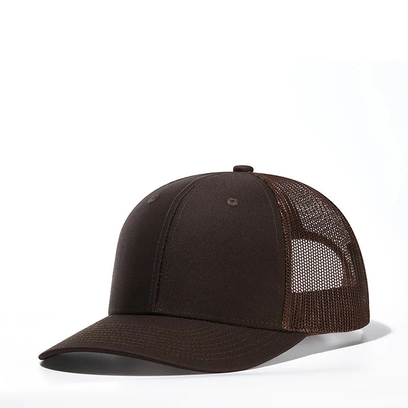High Quality Mesh Baseball Cap Women Men Summer Cotton Breathable Sunhat Unisex Adjustable Snapback Trucker Hats Male Female