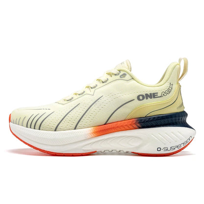 ONEMIX Nieuwe hardloopschoenen met demping voor heren, geschikt voor intensieve hardlopers, met veters, sportschoenen voor dames, antislip, outdoor, atletische herensneakers