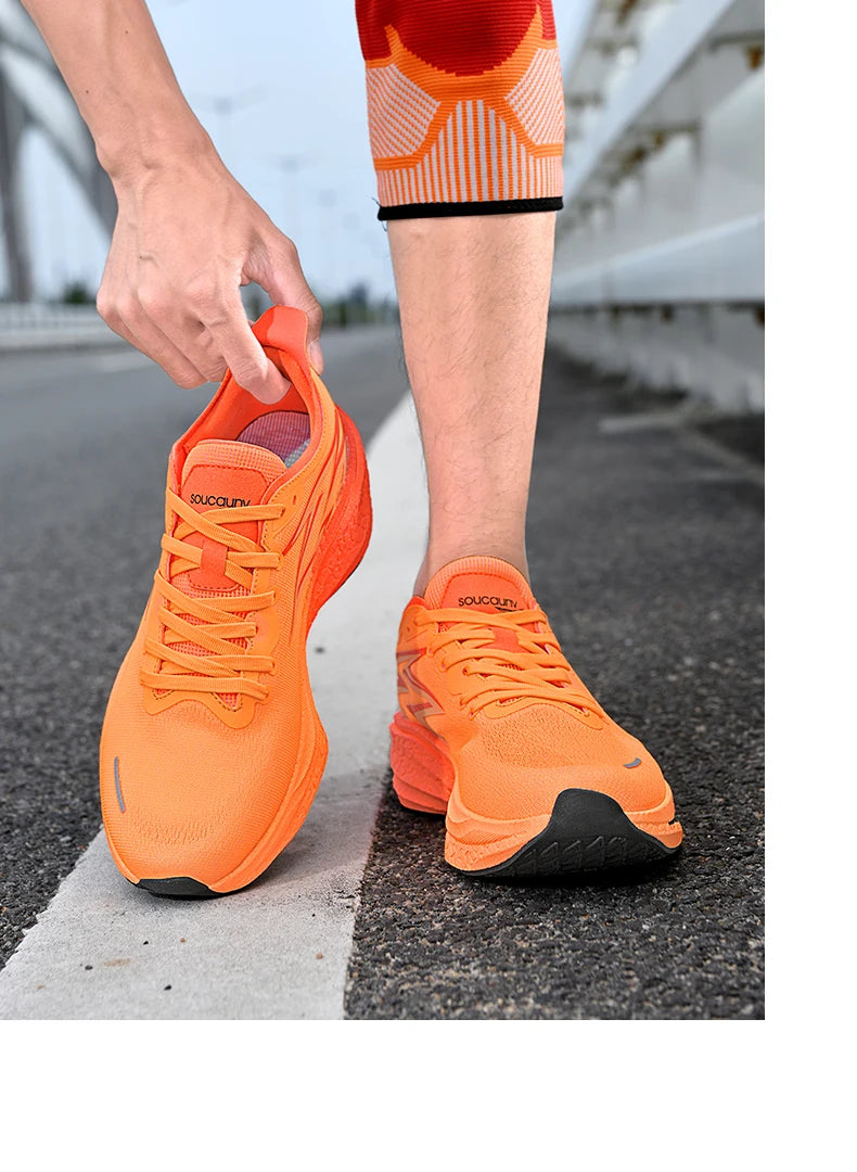 Pantofi de alergare Carbon Board Marathon pentru bărbați, sportivi, respirabili, ușori, pentru femei, confortabili, atletici, antiderapanti, casual