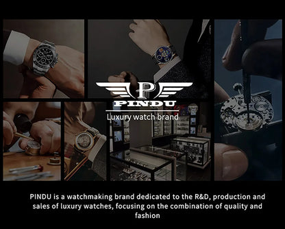 PINDU Develops And Designs New M2797B Automatic Mechanical Watch Men Watches 45.5MM Luxury High-end Quality Wristwatch Men Gift