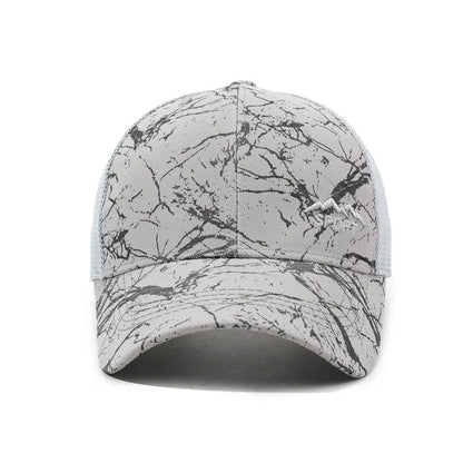 New Summer Men's Sun Hat, Outdoor Sports Visor, Mesh Back Baseball Cap, Breathable Casual Fishing & Trucker Hat
