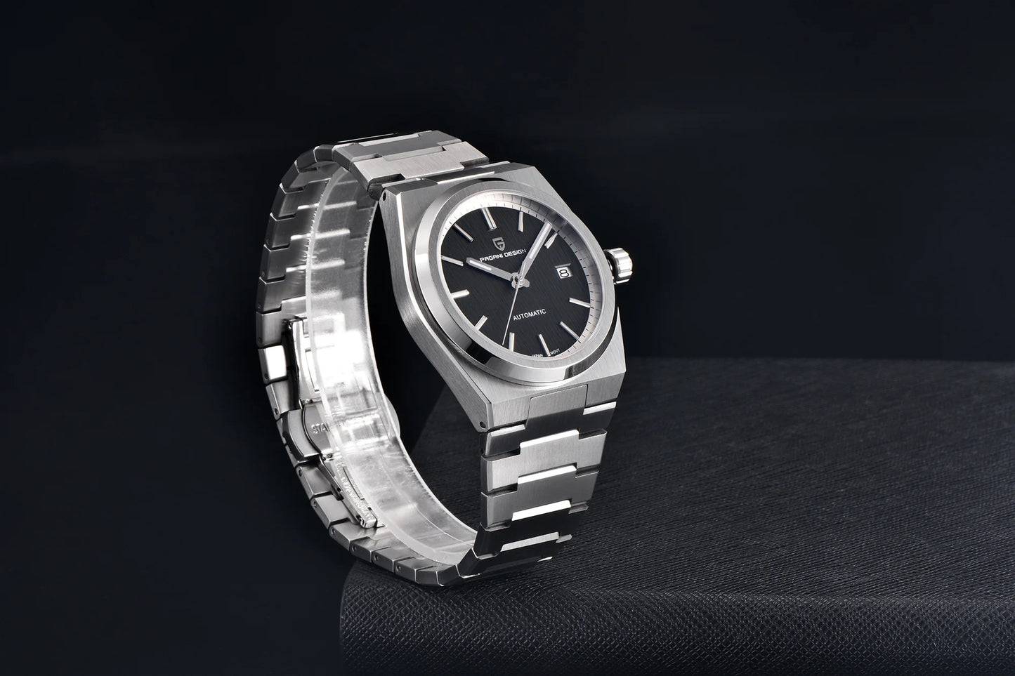 Pagani Design Men's Fashion Automatic Mechanical Watch Miyota8215 Luxury Sapphire AR Coated Stainless Steel Waterproof