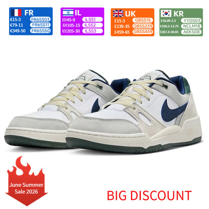 Nike Full Force Low Comfort nizki skate čevlji za moške, sivi FZ3595-100
