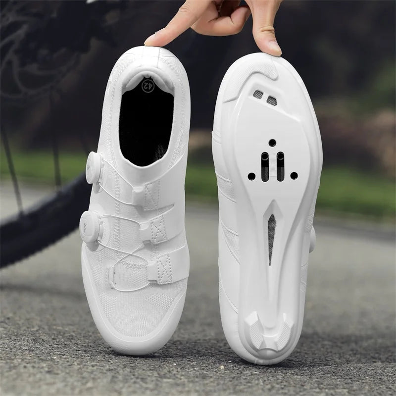 Professional Men's Cycling MTB Shoes Route Cleats Speed Road Bike Sneakers Racing Women Flat Bicycle Mountain SPD Biking Footwear