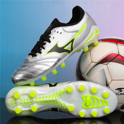 Chaussures de football pour hommes, chaussures de football d'intérieur pour adultes, crampons de football antidérapants, crampons de sport ultralégers pour matchs, crampons de futsal, crampons d'entraînement sur gazon, cr