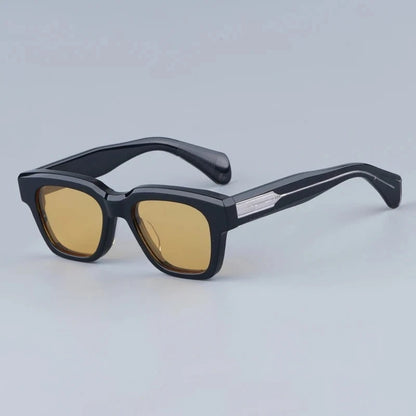 JMM Fellini Sunglasses Square High Quality High Street Punk Uv400 Men and Women Eyeglasses for Optical Prescripiton with Case
