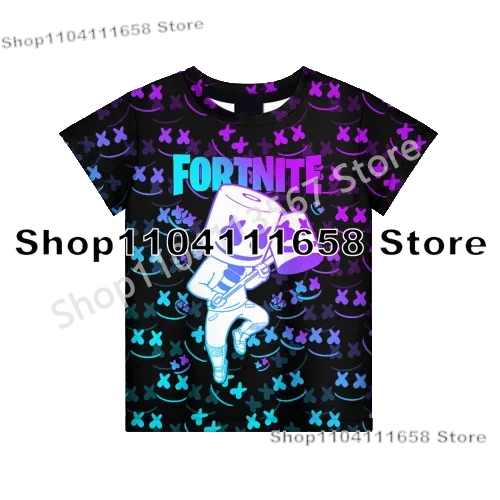 Birthday Gifts 3D Print Banana Peely Team Leader Bear F-Fortnite T Shirt T-shirt Men's Tee Battle Royale Game Summer Tops