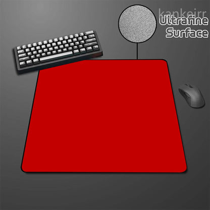 Alfombrilla de ratón Black Speed de color puro, alta elasticidad, base antideslizante, alfombrilla gaming premium para e-sports con superficie ultrafina, deskmat