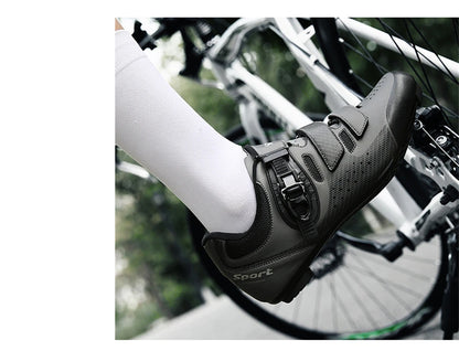 Pantofi de ciclism pentru bărbați fără crampoane, pantofi MTB pentru pedale plate, pantofi de viteză din cauciuc antiderapant pentru biciclete de șosea, adidași de curse pentru femei pentru biciclete montane