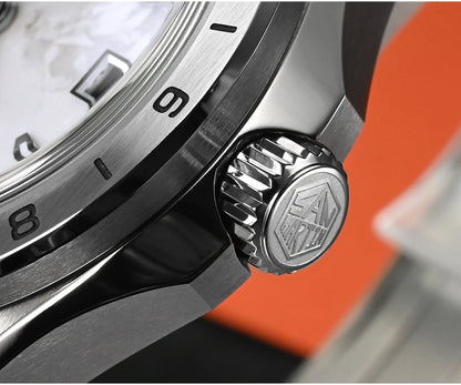 San Martin 39mm Aventurine Gemstone Dial Luxury Men's Watch NH34 GMT Automatic Mechanical Sapphire Waterproof Luminous SN0129
