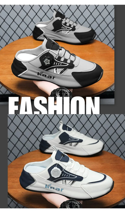 Platform-sneakers med åndbart, trendy mesh til sommeren, nye sports- og fritidssko til mænd i store størrelser 39-48