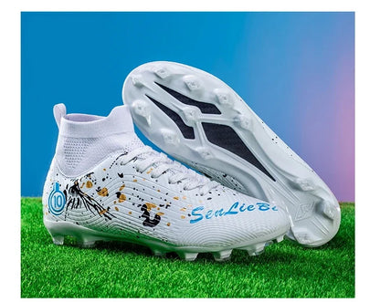 Chaussures de football anti-ald pour hommes, baskets de football respirantes, chaussures de football en plein air, basses, coordonnantes, TF, FG