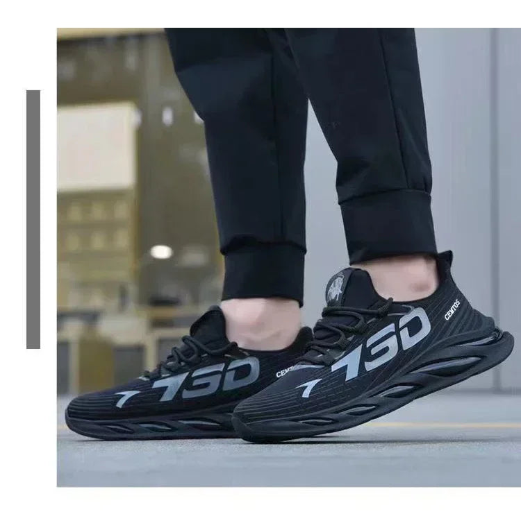 Men’s Shoes New Summer Breathable Mesh Tide Brand Sports Leisure Running Lightweight Red Boom Fashion Shoes