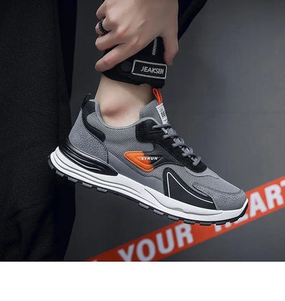 Chaussures de sport polyvalentes en maille pour hommes, baskets respirantes de marque, chaussures de course antidérapantes, chaussures de sport à plateforme, Tenis Masculino