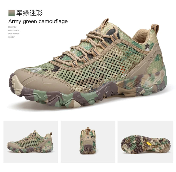 HUMTTO Scarpe da trekking da uomo traspiranti per sport all'aria aperta, scarpe da arrampicata, scarpe da caccia da donna, scarpe da trekking, sneakers, stivaletti, scarpe tattiche