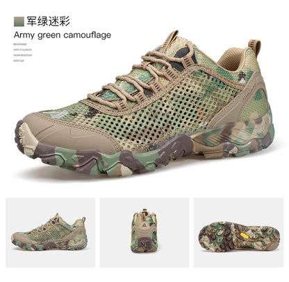 HUMTTO Scarpe da trekking da uomo traspiranti per sport all'aria aperta, scarpe da arrampicata, scarpe da caccia da donna, scarpe da trekking, sneakers, stivaletti, scarpe tattiche