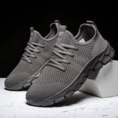 Zapatillas deportivas para hombre, ligeras y transpirables, para correr, para todas las estaciones, tallas grandes, clásicas, informales, deportivas, con suela gruesa, para caminar