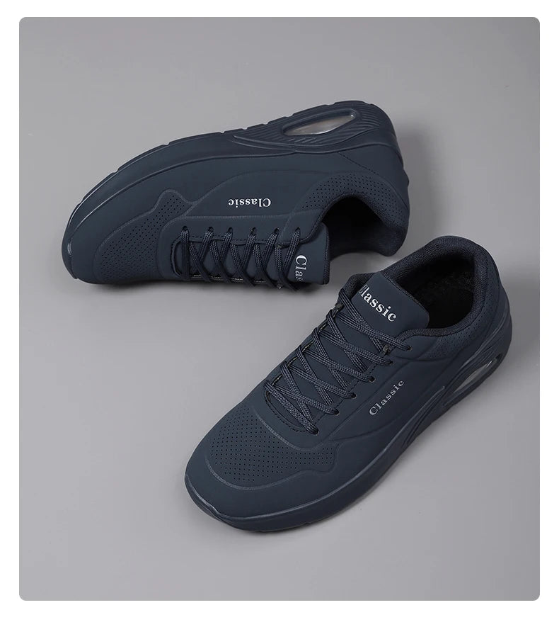Men's Breathable Shock-Absorbing Running Shoes with Air Cushion Lightweight Low-Top Sneakers for Gym Training Casual Wear