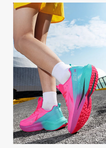 Marathon Men Running Shoes Sports Speciality Breathable Lightweight Women's Athletic Nonskid Carbon Board Comfortable Sneakers