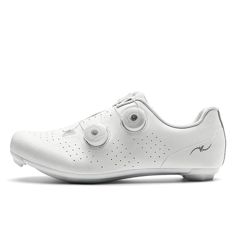 Competition Cycling Sports Shoes Road Bicycle Shoes Unisex Breathable Sports Cycling Shoes Self-locking Racing Bicycle Shoes