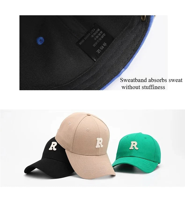 New model Big Head Baseball Cap for Men Cotton Outdoor Sport Snap Back Cap Dad Hats R Lette Large Size Deepen Trucker Cap