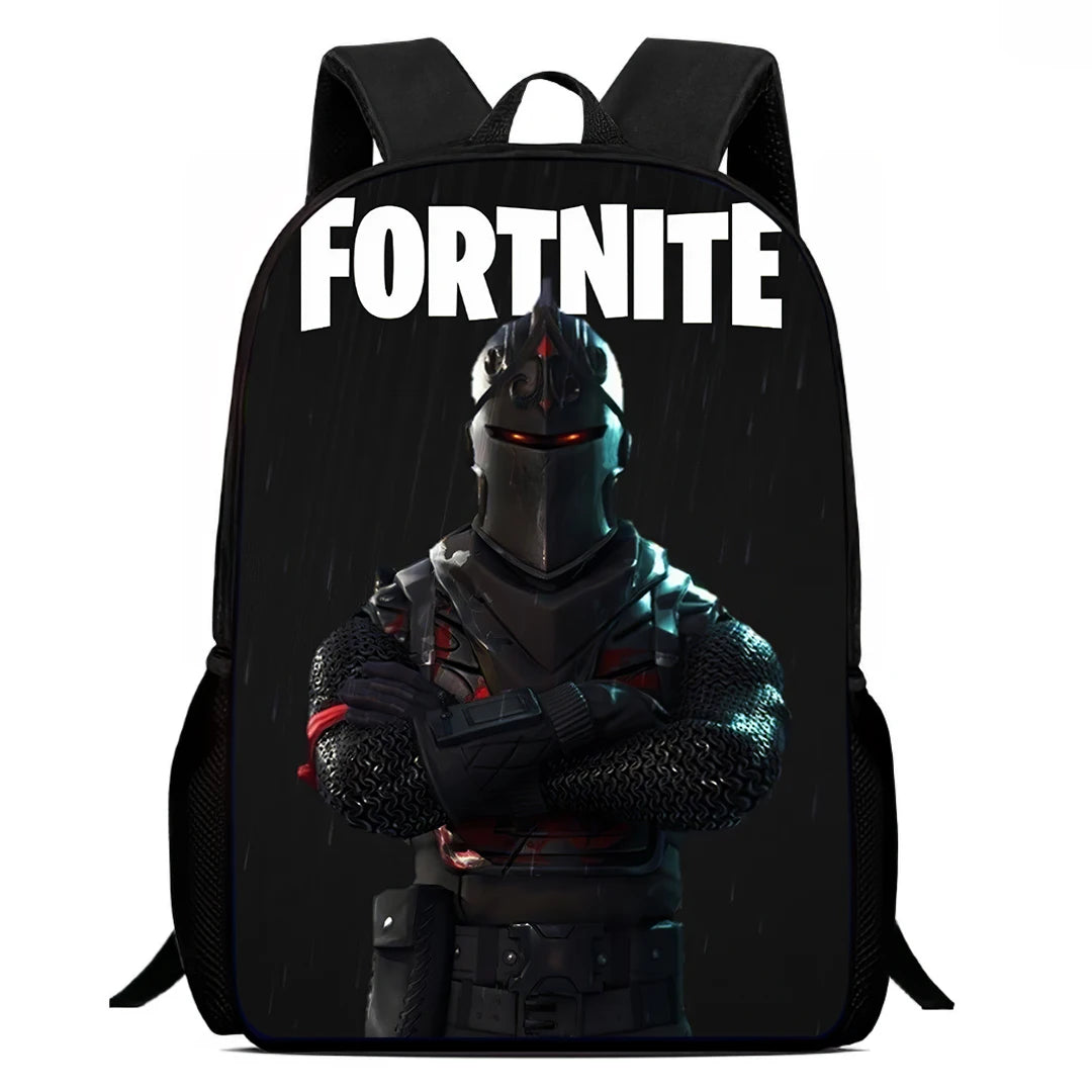 Fortnite 15 Inch Cartoon School Backpack for Kids Boys Girls, Cool Game Printed Lightweight Backpack Large Suitable for Ages 5-8