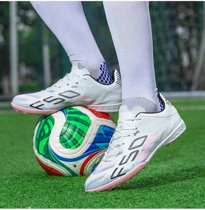 Nouvelles chaussures de football pour hommes, chaussures de football professionnelles, chaussures d'entraînement, chaussures de match, baskets antidérapantes, chaussures de sport pour terrain gazonné, chaussures d'extérie