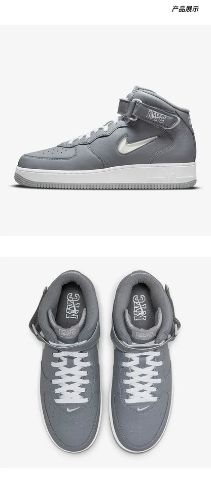 Scarpe sportive casual da uomo e da donna Nike Air Force 1 originali, modello alto, da basket, DH5622-001