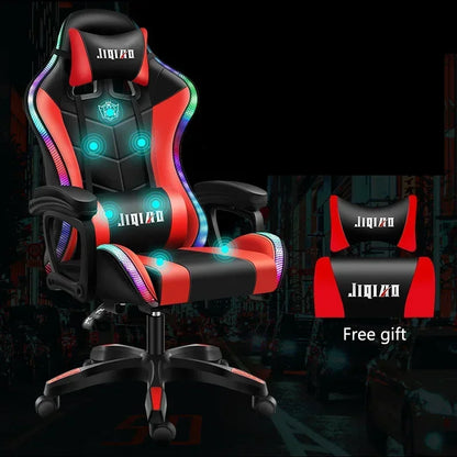 High quality gaming chair RGB light office chair gamer computer Ergonomic swivel chair Massage Recliner New gamer chairs