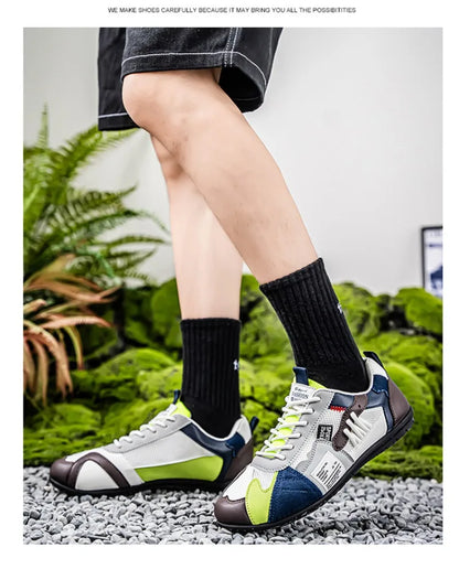 High-Quality Shoes for Men Summer New Mesh Breathable Youth Leisure Running Sneakers Walking Men Shoes Light Sneakers Zapatillas