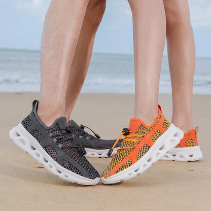 Hombres, mujeres, zapatillas de vadeo de secado rápido, transpirables, AquaIn Upstream, antideslizantes, para deportes al aire libre, resistentes al desgaste, zapatillas de playa, tallas 39-46