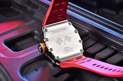2026 Neue PAGANI DESIGN Herren-Quarzuhr VH65-Uhrwerk, Skeleton-Zifferblatt, 100M wasserdicht, sportliche rechteckige Uhr mit Saphirglas für Herren