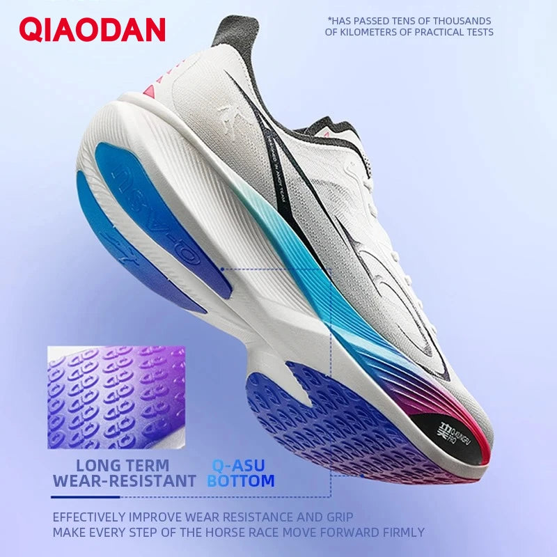 QIAODAN Feiying PB3 Enhanced Edition Professional Marathon Carbon Board hardloopschoenen herensneakers QDB023251299T