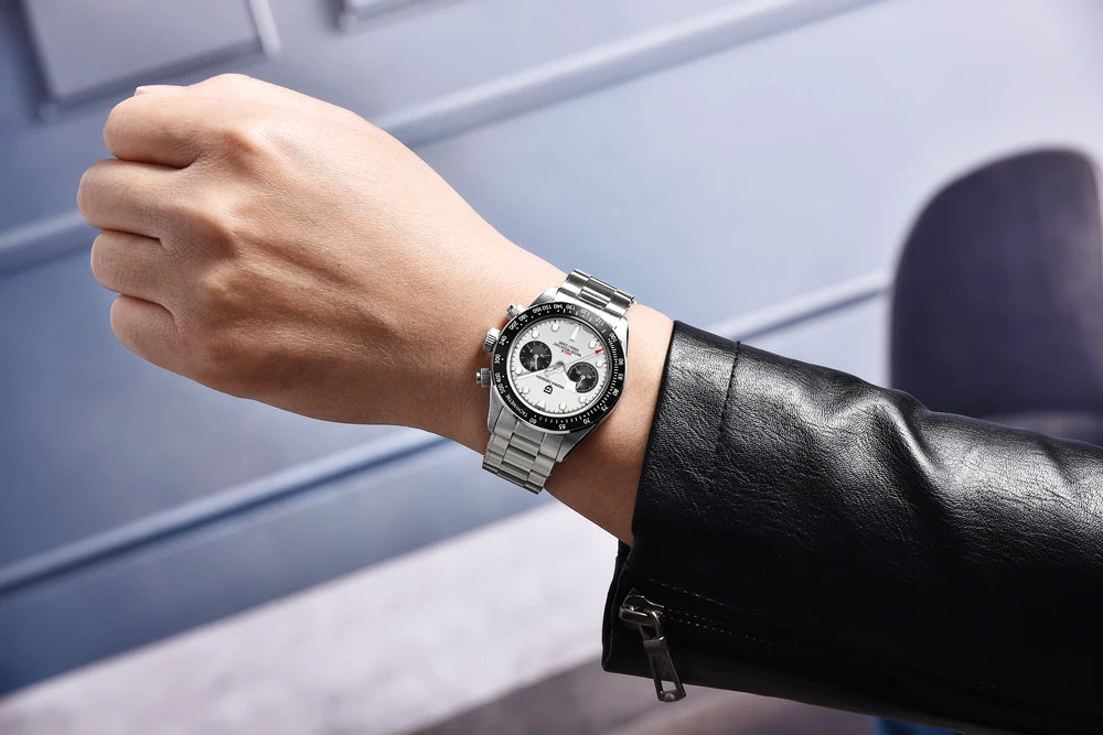 PAGANI DESIGN New Panda Men's Watches Top Luxury Quartz Wristwatches Chronograph Watch Man 2026 Gift AR Sapphire Ceramic Bezel