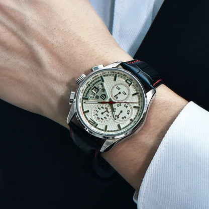 PAGANI DESIGN Chronograph-Stoppuhr für Herren, Quarz, Multifunktion, Militär-Pilotenstil, Relógios Masculino, Reloj Hombre, Montre Homme