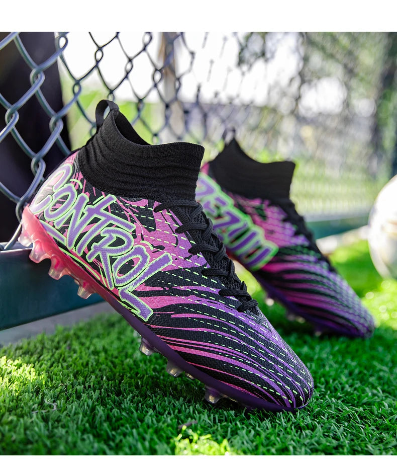 Uomo Donna Scarpe da calcio Scarpe da calcio per esterni Scarpe da calcio antiscivolo per campi da calcio Scarpe da futsal ultraleggere Scarpe da calcio con tacchetti TF/FG
