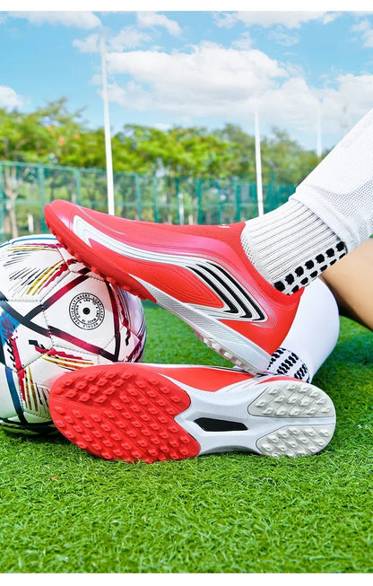 Nouvelles chaussures de football pour hommes TF/FG, modèle professionnel unisexe, très populaires, chaussures de futsal ultra-légères, chaussures de football de haute qualité, chaussures de sport pour femmes.