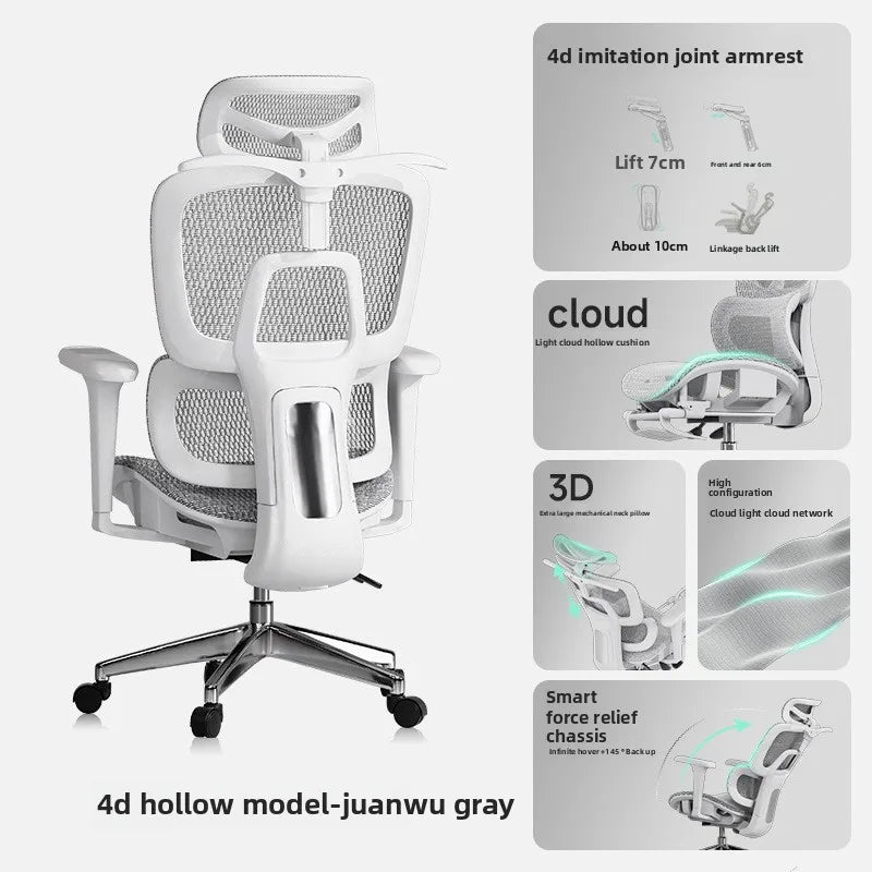 UVR Ergonomic Office Chair Adjustable Mesh Executive Chair with Armrests, Comfortable Swivel Desk Chair, Gaming & Staff Chair for Home Office
