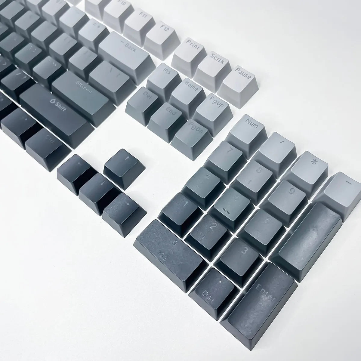 132 Keys OEM Profile Gradient backlit RGB Keycaps For Cherry MX Switch Mechanical Gamer Keyboard PBT Keycap ISO Layout Key caps