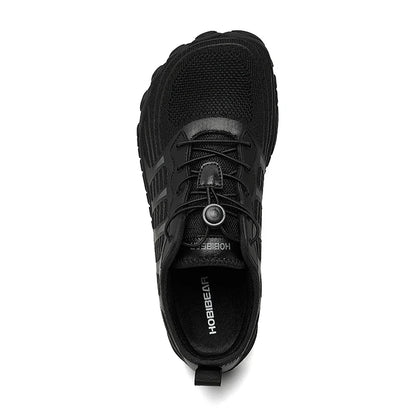 HOBIBEAR Sneaker unisex a punta larga, stile barefoot, antiscivolo, scarpe sportive da esterno con fascia elastica, sneakers da spiaggia