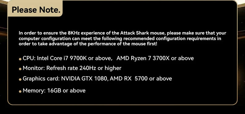 ATTACK SHARK R5 Ultra Carbon Fiber kabellose Gaming-Maus, PixArt PAW3950MAX Gaming-Sensor, 42000DPI, 8000Hz, MCU Nordic 52840
