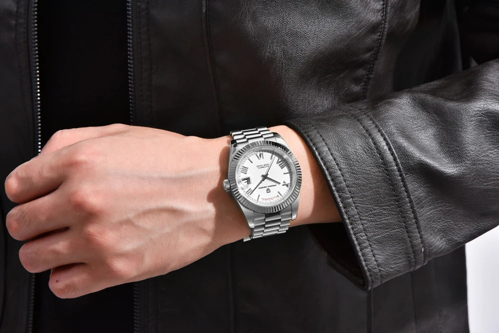 2026 New PAGANI DESIGN Rose Gold Luxury Men's Watches Automatic Mechanical Watch For Man AR Sapphire Waterproof Date Men Clock