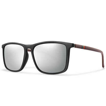 Polarized Square Sunglasses Colorful Lens for Driving Hiking Cycling and Running UV400 Eyewear for Men Women Classic Goggles