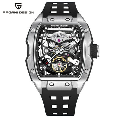 PAGANI DESIGN 2026 42MM New Alien Hollow Back Transparent Movement Luxury Men Watch Sapphire Glass Automatic Men Watches For Men