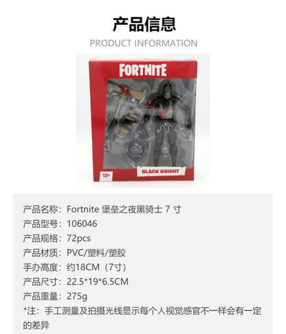 Game Fortnite Raptor Black Knight Skull Trooper Premium Cuddle Team Leader MogulMaster Action Figure Room Decoration Toys Gift