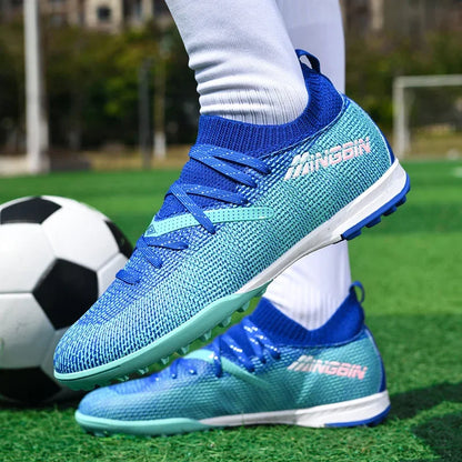 Moški nogometni čevlji Profesionalni nogometni čevlji Športni čevlji za futsal Ženski Unisex Ultralahki Visokokakovostni TF/FG športni čevlji