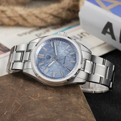 Watchdives New WD0003B ‌Aventurine Dial Watch VH31 Quartz Movement Sapphire Crystal Luminous 100m Waterproof 36mm Vintage Watch